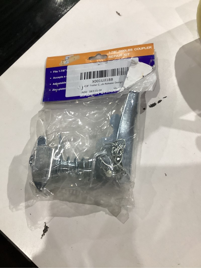 Condition photo showing Good Condition for 1-7/8" 2000lbs Coupler Repair Kit with Chain – Coupler Replacement Latch with Chain (1-7/8",2000LBS)
