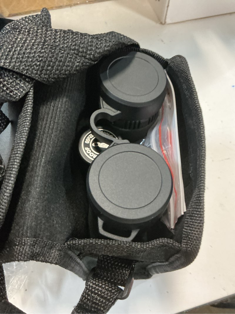 Condition photo showing New/Like New for 12x50 uhd binoculars for adults high powered with upgraded phone adapter - large view, lightweight, ipx7 waterproof, bak4 prism - binoculars for hunting bird watching cruise green
