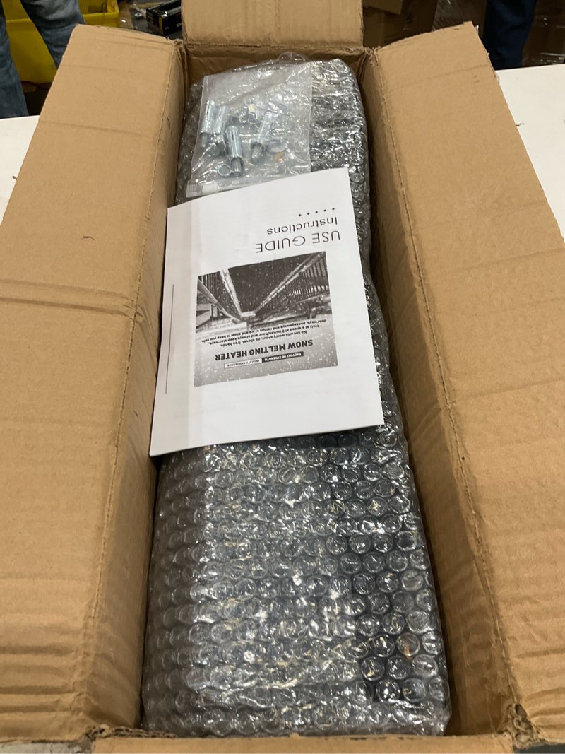 Condition photo showing Good Condition for Baquler Heated Snow Melting Mats Winter Heated Outdoor Mats No Slip Melts up to 3 Inch/h Connection with 9.84 ft Power Cord for Snow Removal Stair Step Driveway Walkway(Classic,20 x 30 Inch,Grey)