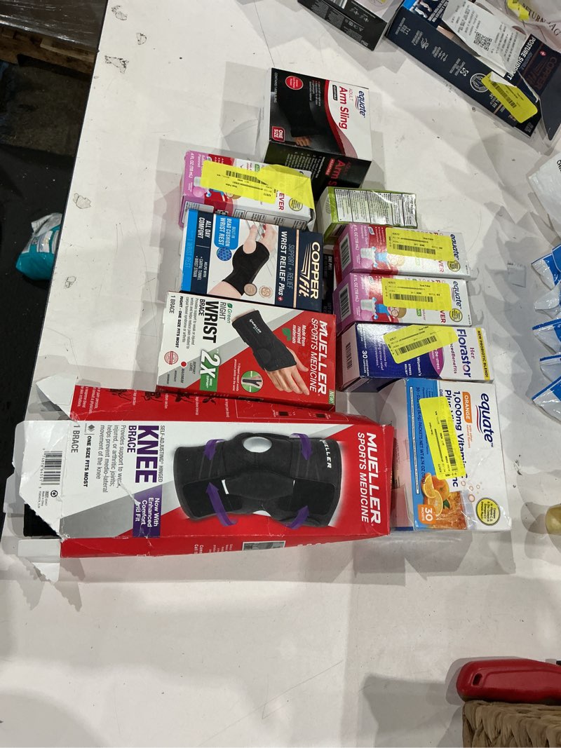 Condition photo showing As Is for assortment of different medications (for children and adults, varying dates of expiration)