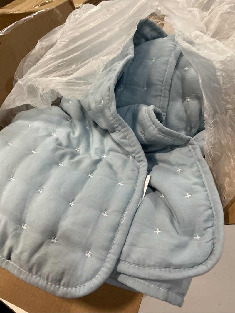 Condition photo showing Good Condition for WDCOZY Twin Quit Size Bedding Sets with Pillow Sham, Lightweight Soft Bedspread Coverlet, Quilted Blanket Thin Comforter Bed Cover for All Season, 2 Pieces, 68x90 inches, Blue