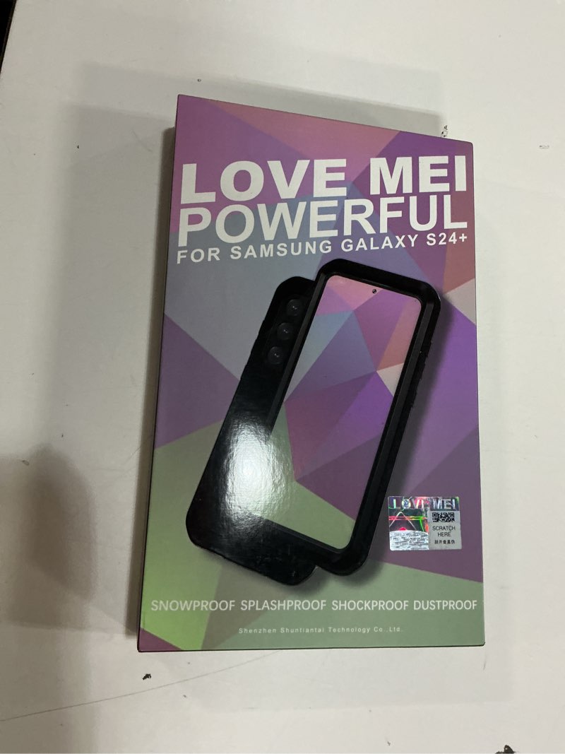 Condition photo showing New/Like New for LOVE MEI Compatible with Samsung Galaxy S24 Plus Case,Outdoor Waterproof Military Heavy Duty Shockproof Dust/Dirt Proof Hybrid Aluminum Metal+Silicone+Tempered Glass Full Body Cover (Green)