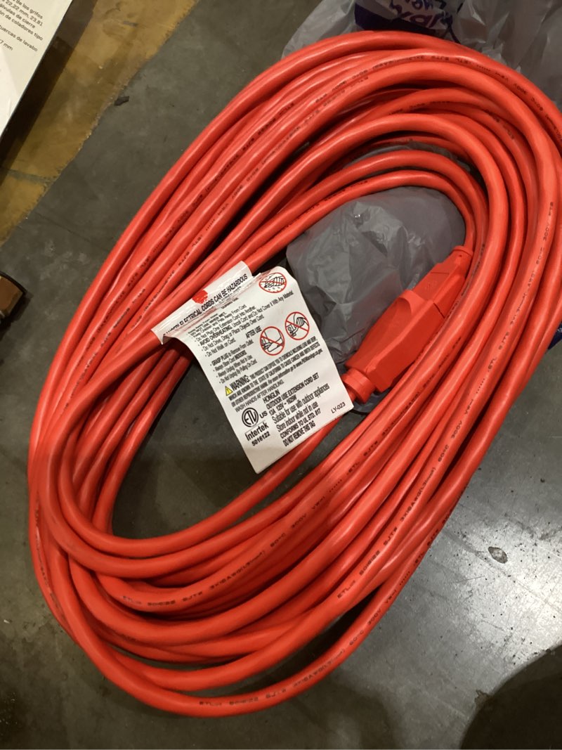Condition photo showing As Is for  vevor scjdyzx25ftn10728v1 generator-parts-accessories - view #3 vevor scjdyzx25ftn10728v1 generator-parts-accessories - view #4  view all images vevor 25 ft dryer extension cord 4-prong nema 14-30p to 14-30r dryer cord 125v/250v stw