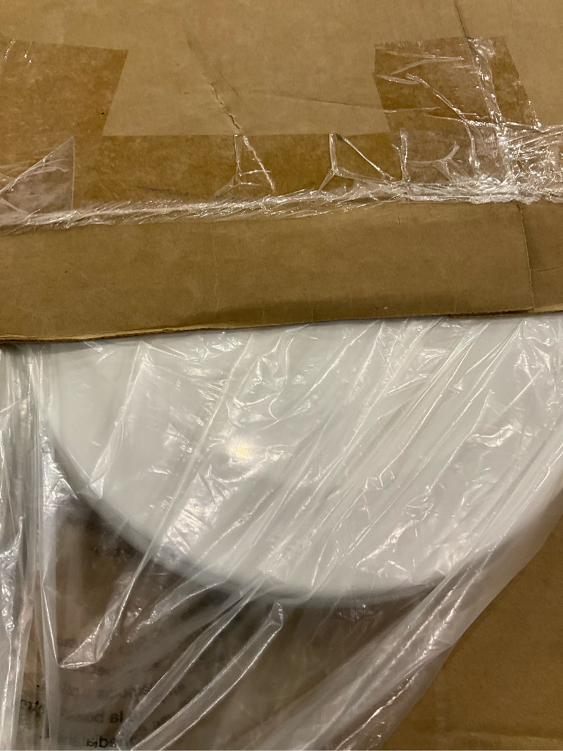 Condition photo showing New/Like New for Centoco Wooden Toilet Seat Elongated, Closed Front with Cover, Residential, Chrome Hinge, Made in the USA, 900CH-001, White