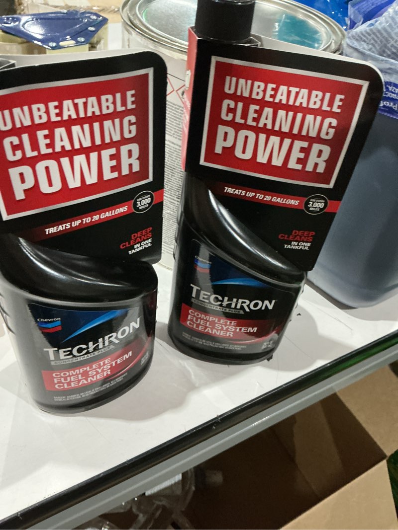 Condition photo showing Good Condition for chevron techron concentrate plus fuel system cleaner, 20 oz., pack of 1