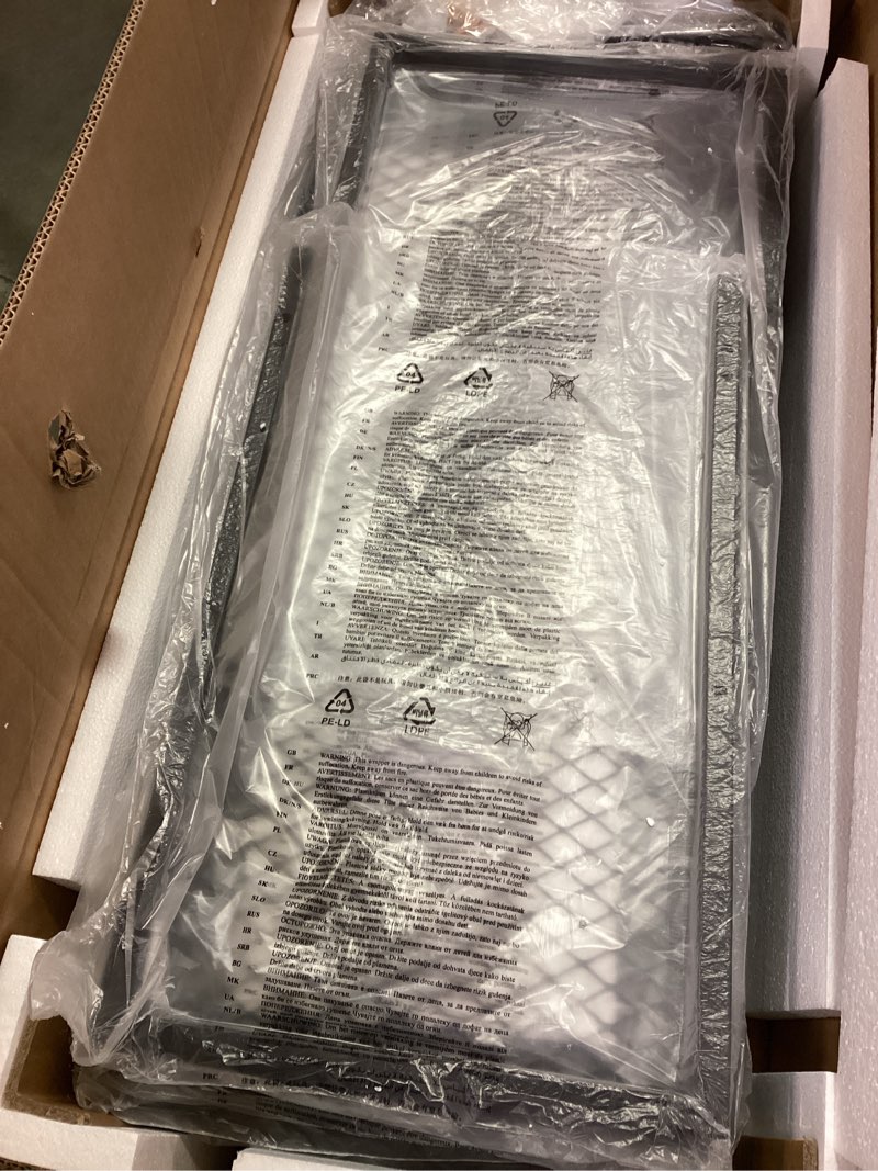 Furologee TV Stand with Power Outlets and LED Lights, 63 Inch Entertainment Center for 60 65 70 Inch