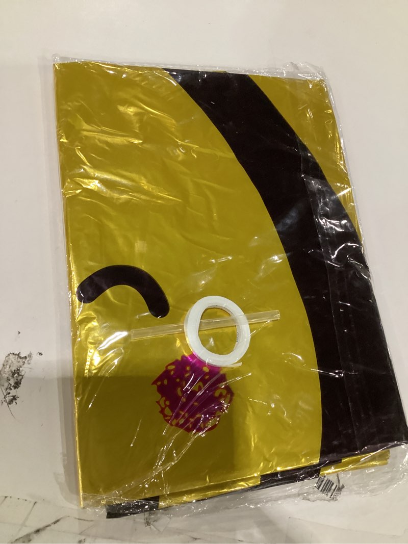 Condition photo showing Good Condition for bee balloons 10 pack smile face bee foil mylar balloons for bee themed party birthday baby shower wedding party decorations supplies