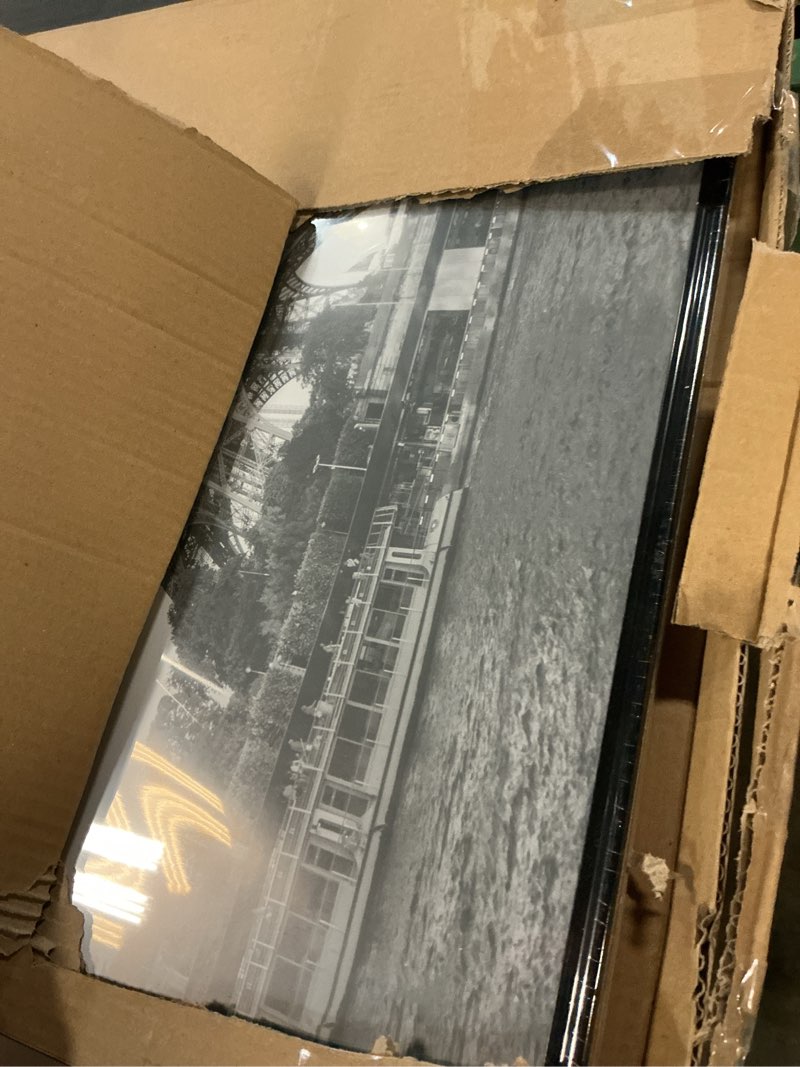 Condition photo showing Good Condition for upsimples 20x30 picture frame black 3 pack, scratch-proof poster frames 20 x 30 for photo gallery - slide-in strips, horizontal or vertical wall mounting black 20x30