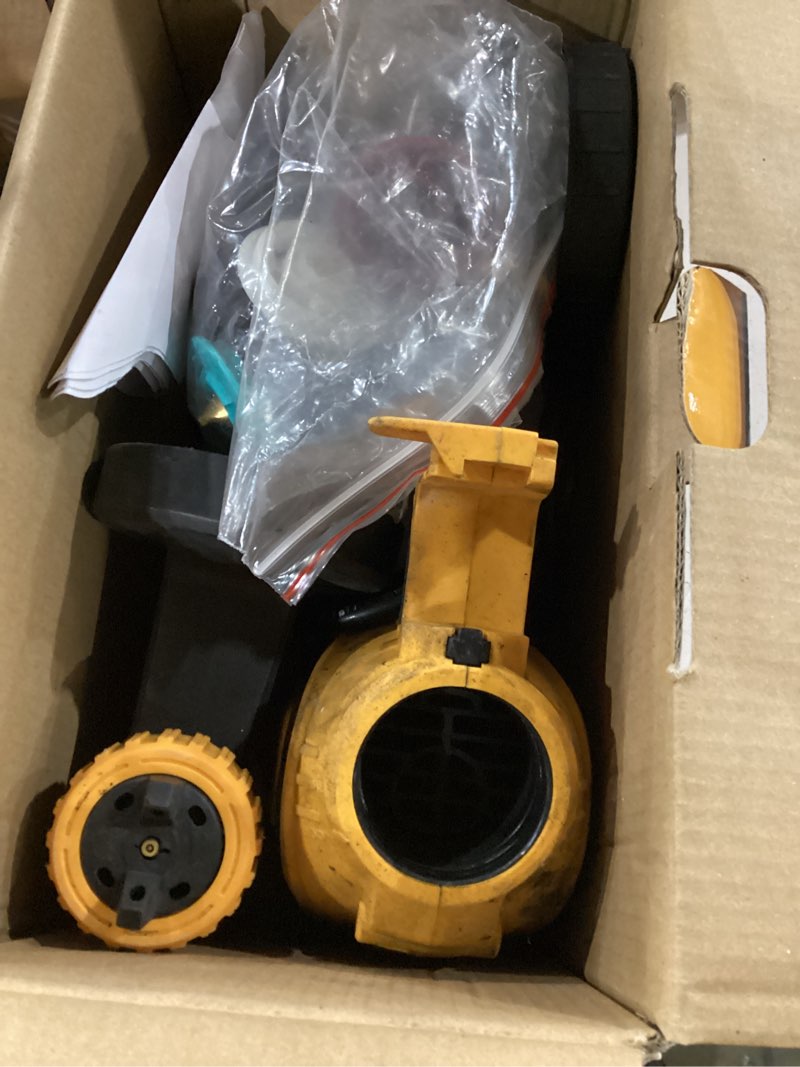 Condition photo showing As Is for vonforn paint sprayer, 700w hvlp spray gun with cleaning & blowing joints, 4 nozzles and 3 patterns, easy to clean, for furniture, cabinets, fence, walls, door, garden chairs etc. vf803 yellow