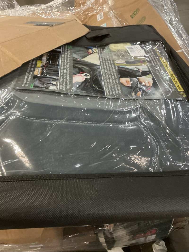 Condition photo showing New/Like New for aierxuan truck seat covers compatible with toyota tundra pickup custom fit 2008-2023 crewmax double cab waterproof leather airbag compatible cushions(2 pcs front/black-grey)