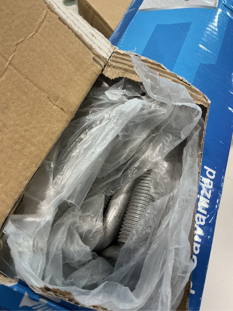 Condition photo showing Good Condition for 3/4” x 10” concrete anchor bolts (10 pack) l shaped, hot-dip galvanized 3/4"x10" (10 pcs)