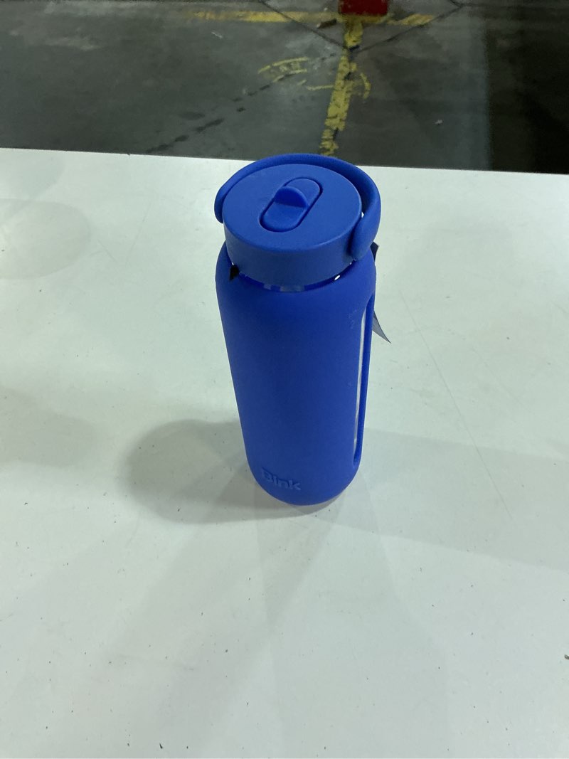 Condition photo showing Good Condition for bink flip cap day glass bottle 21 oz blue 