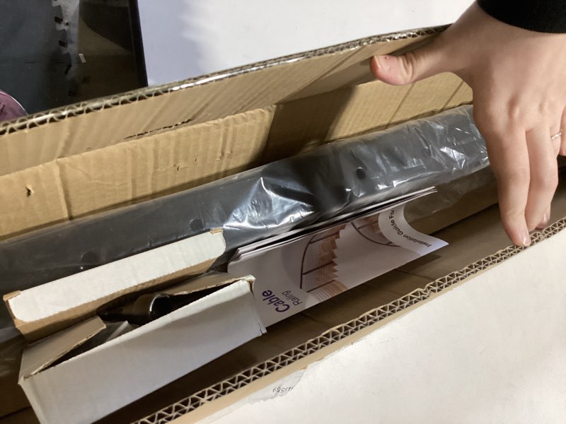 Condition photo showing Good Condition for CKE 36" Cable Railing Corner Post(Post 35"x2"x2"), L-Drilled Corner Post with Flat Top Mount, Stainless Steel Black Finish 90° Drilled Corner Post with Cable Grommets for Indoor Outdoor, CP02 36" L Corner Post