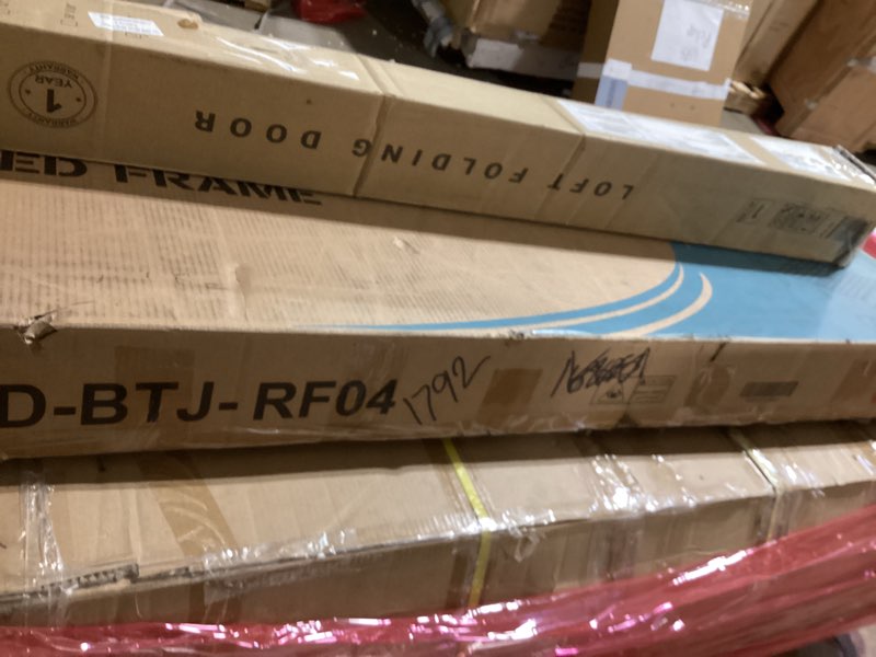 Condition photo showing New/Like New for VECELO Full Size Bed Frame Upholstered Platform with Tufted Adjustable Headboard/Mattress Foundation Wood Slat Support/Easy Assembly,Grey Grey Full 3 Row Button