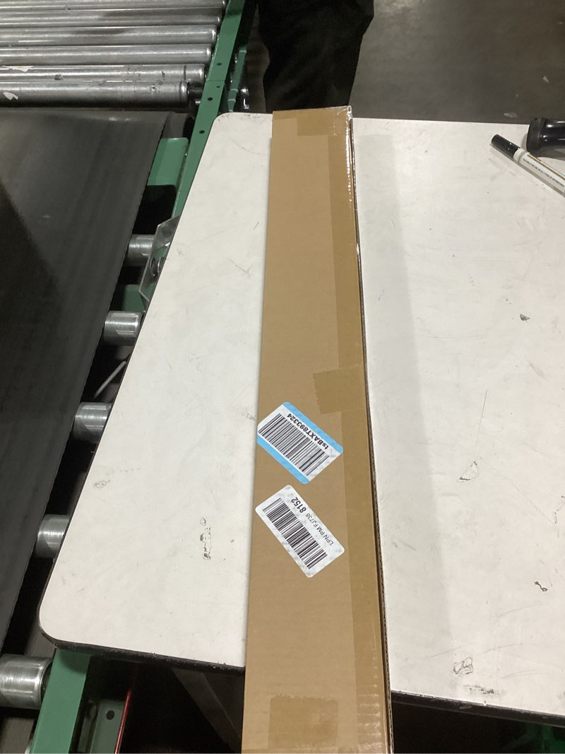 Condition photo showing New/Like New for LazBlinds Cordless Cellular Shades, No Tools No Drill Blackout Honeycomb Shades Pleated Blinds for Windows, 28" W x 64" H, Green Blackout-green 28'' W x 64'' H