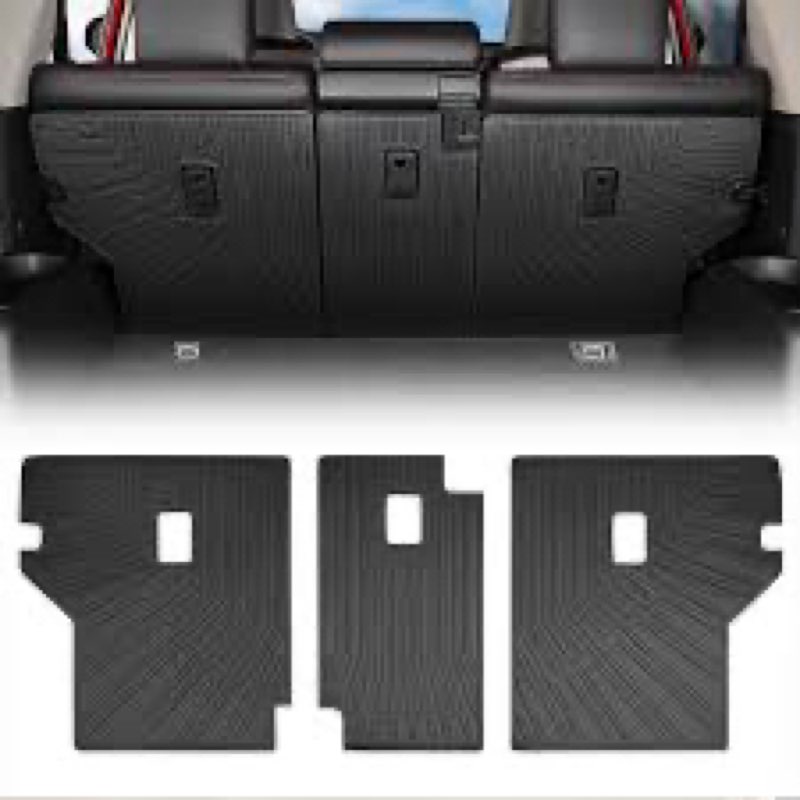 LASFIT Rear Seat Back Protector for Toyota 4Runner 2013-2024 7-Seats Back Cover (Not Fit 5 Seats) | 