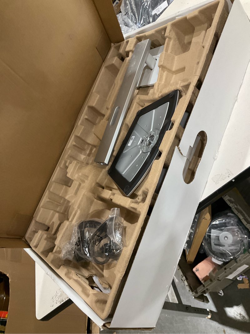 Condition photo showing As Is for Dell 27 Plus 4K USB-C Monitor - S2725QC - 27-inch 4K (3840 x 2160) 120Hz 16:9 Display, AMD FreeSync Premium, sRGB 99%, Integrated Speakers, 1500:1 Contrast Ratio, Comfortview - Ash White 27 Inches S2725QC USB-C