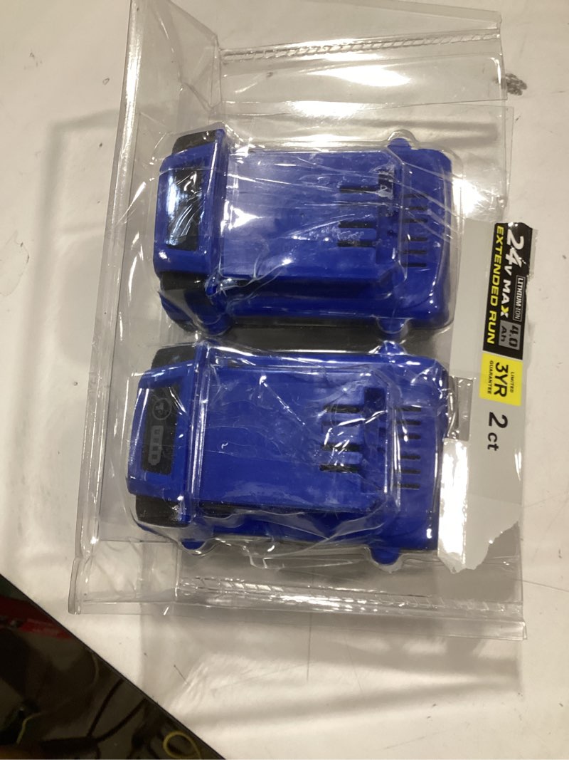 Condition photo showing Good Condition for kobalt 24-v 2-pack lithium battery (4 ah)