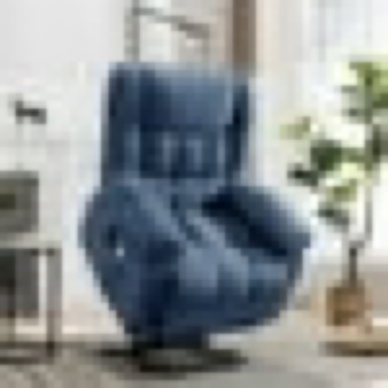 (Incomplete 1 of 2)JONPONY Power Lift Recliner Chair Recliners for Elderly with Heat and Massage Recliner Chair for Living Room with Infinite Position and Side Pocket,USB Charge Port,Blue