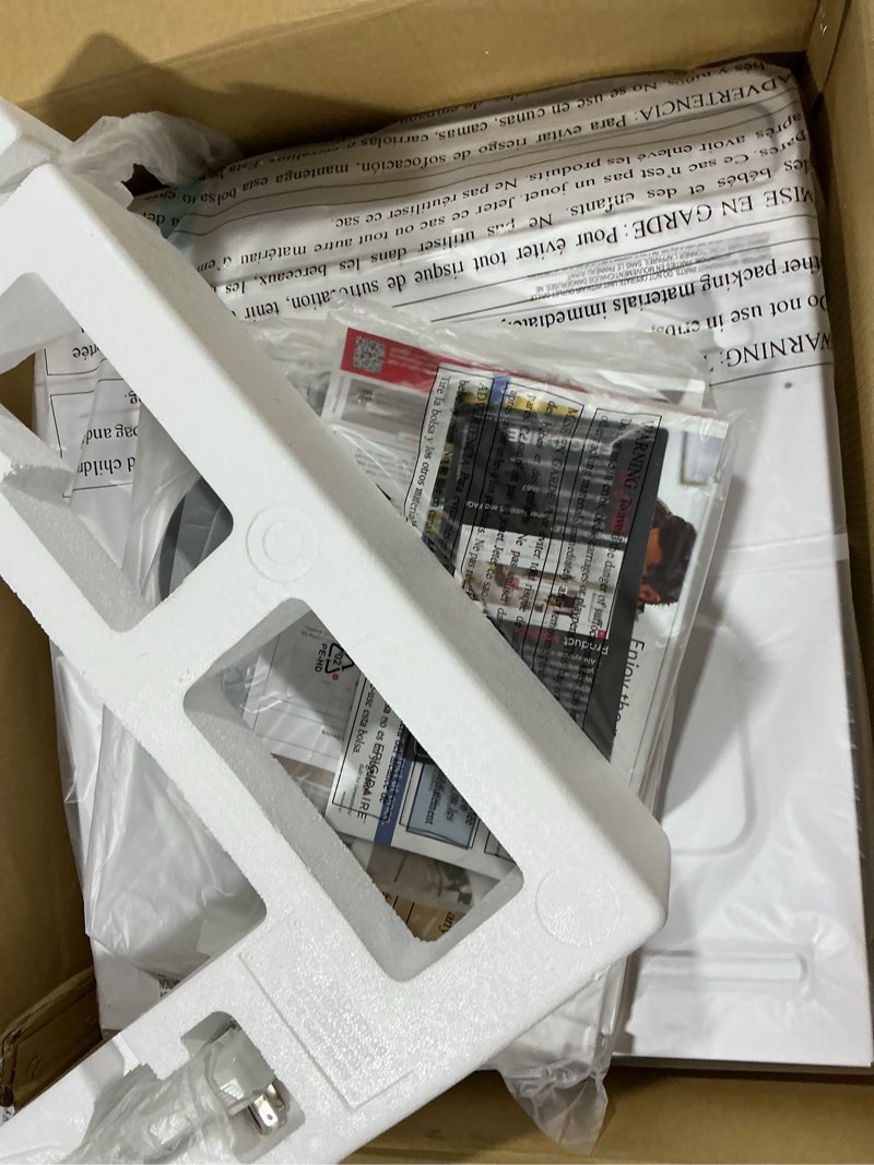 Condition photo showing Good Condition for frigidaire gallery 12,000 btu smart inverter window air conditioner with wi-fi, energy star most efficient certification & indoor air quality monitoring, cools up to 450 sq. ft., ultra quiet, white 12,000 btu new 2025