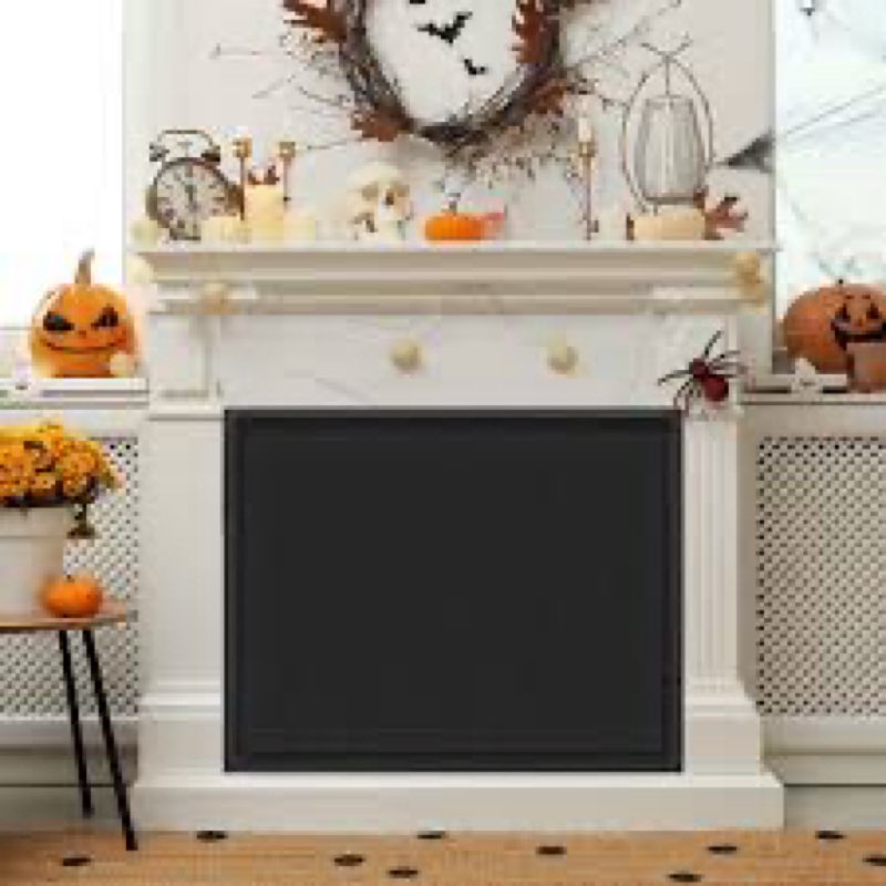 Magnetic Fireplace Cover, Fireplace Blocker Blanket for Heat Loss, Indoor Fireplace Draft Stopper wi