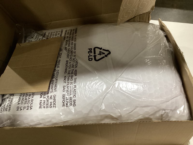 Condition photo showing Good Condition for Purple Freeform Pillow - Standard Size, Customizable Support with GelFlex Grid & MicroFlex Moon Foam - Pressure Relief, Cooling, Extra Filling & Adjustable Height