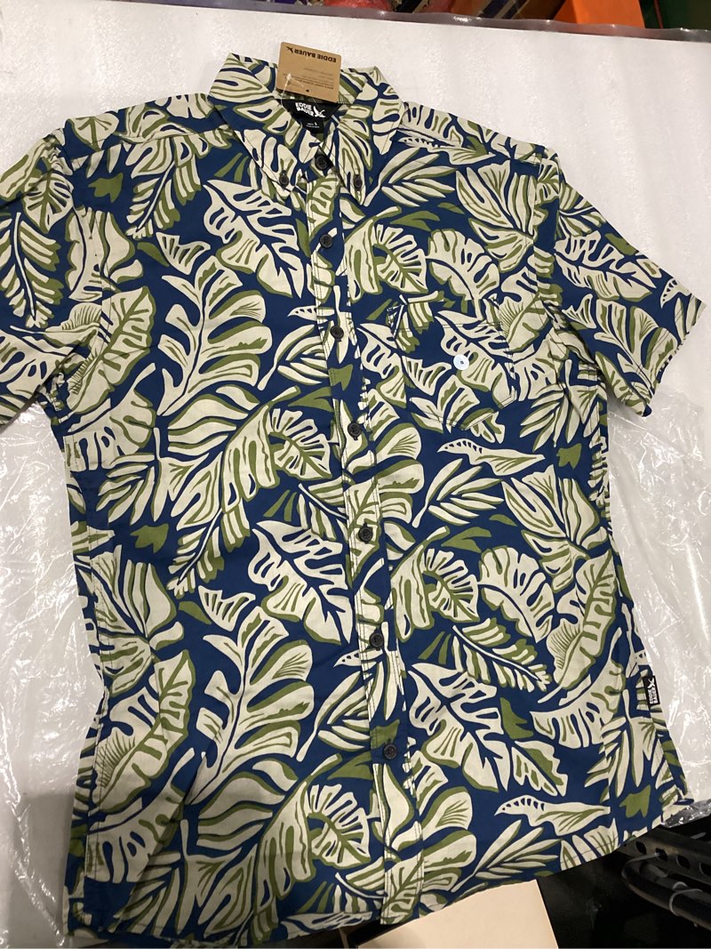 Eddie Bauer Men's Short Sleeve Baja Shirt - Print (small) 