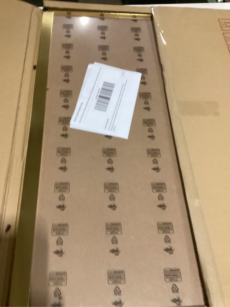 Condition photo showing Good Condition for LaVie Home 24 x 32 Picture Frame, Large Poster Frame with High Definition Plexiglass, Horizontal or Vertical Wall Gallery Poster Frames Suitable for Photos, Artworks, Posters,Puzzle, Gold 1pc 24x32 Gold