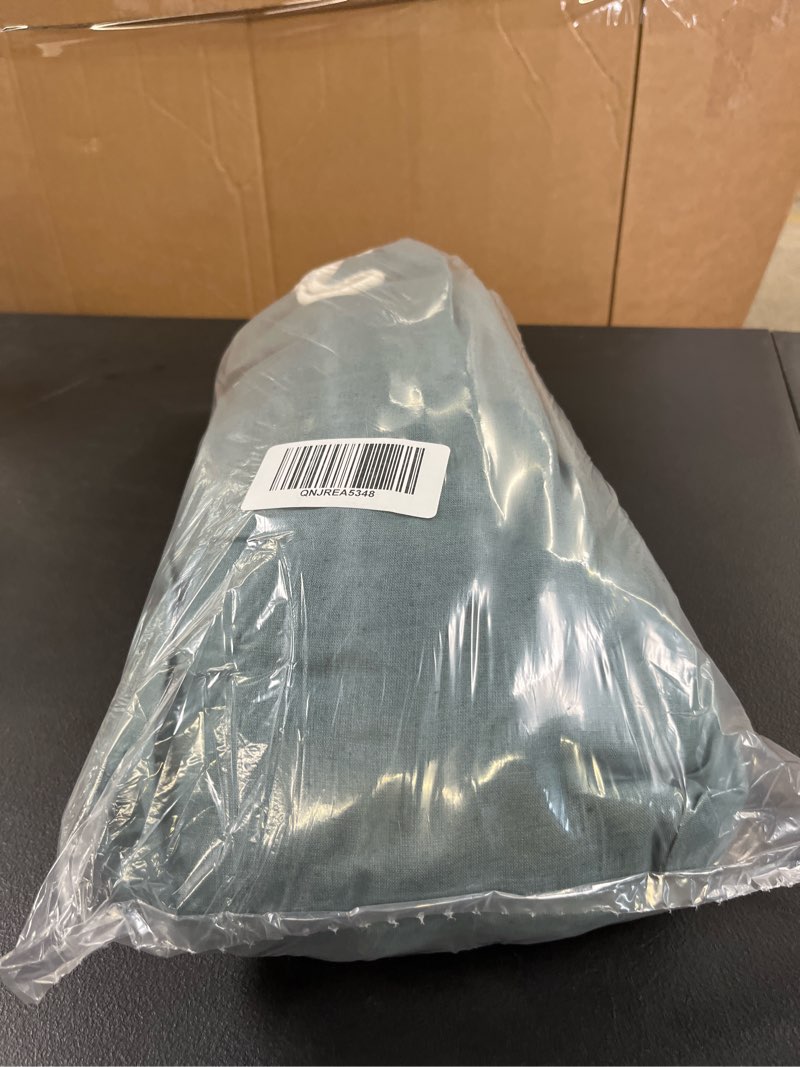 Condition photo showing Good Condition for european linen duvet cover, king/cal king, ocean