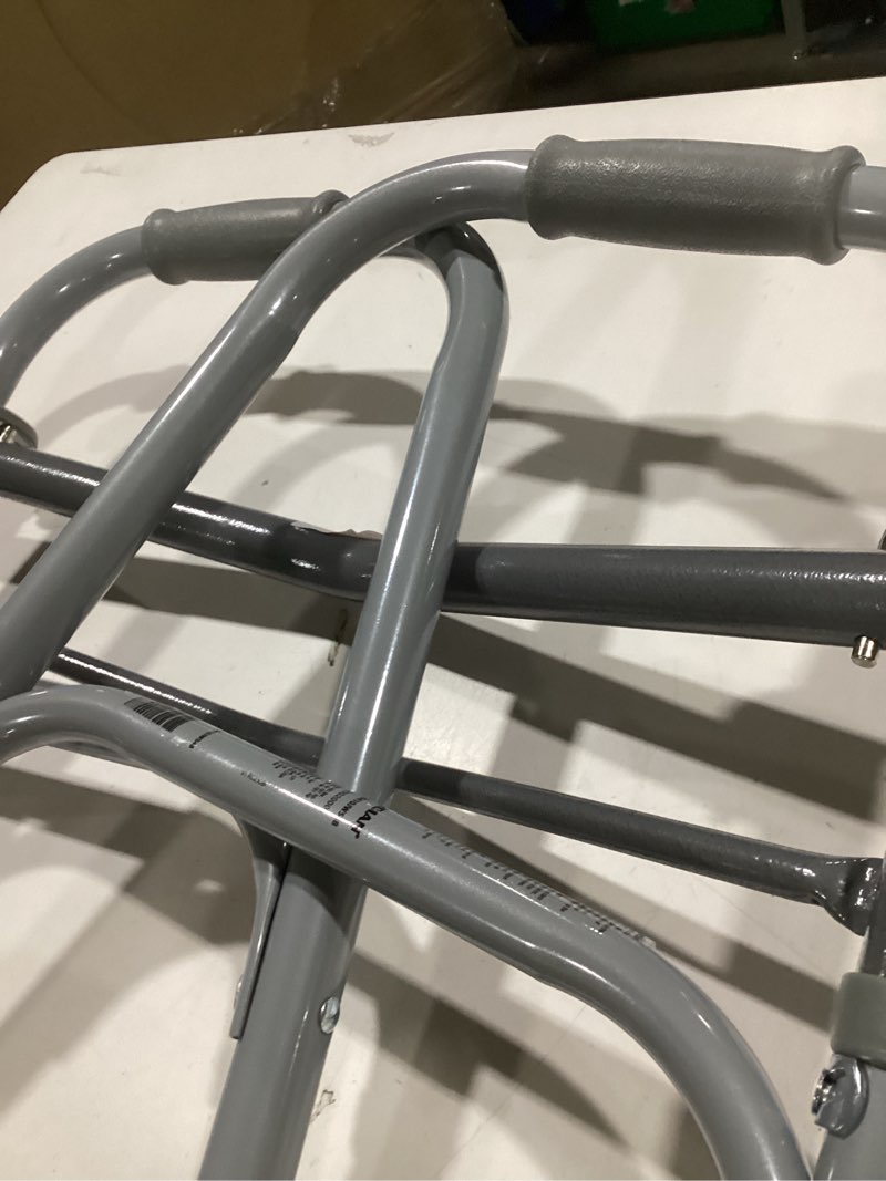 Condition photo showing Good Condition for Medline Lightweight Junior/Lower Height Folding Walker with 5” Wheels Steel