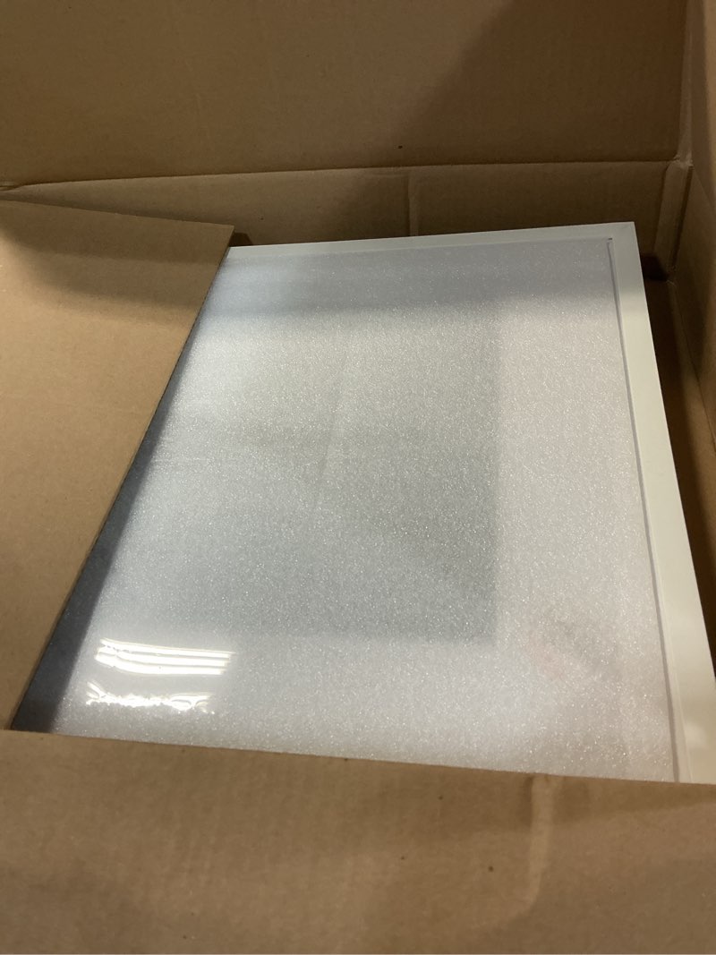 Condition photo showing New/Like New for upsimples 16x20 picture frame, display pictures 11x14 with mat or 16 x 20 without, wall hanging poster frame, white, 1 pack white 16x20