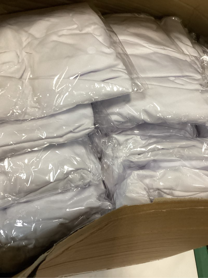 Condition photo showing Good Condition for supero waterproof spandex chair cover 25pcs, stretch dining chair covers, polyester outdoor chair covers, protector stretch chair cover for party universal, banquet, wedding event, hotel(white) white 1