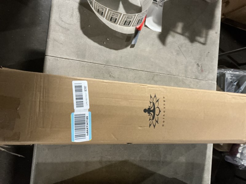 Condition photo showing Good Condition for Hatha Yoga Extra Thick TPE Yoga Mat - 72"x 32" Thickness 1/2 Inch -Eco Friendly SGS Certified - With High Density Anti-Tear Exercise Bolster For Home Gym Travel & Floor Outside Blue