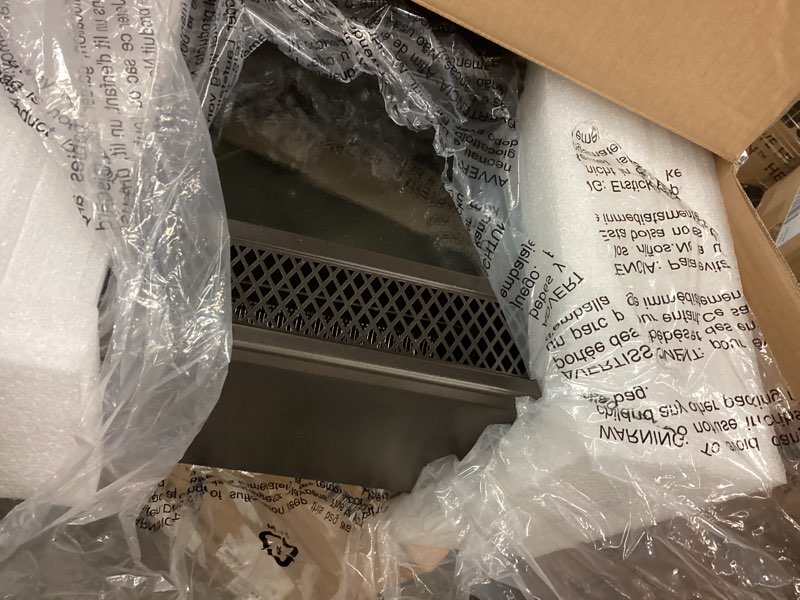 Condition photo showing As Is for Duraflame Tabletop Electric Fireplace w/ Flame Effect