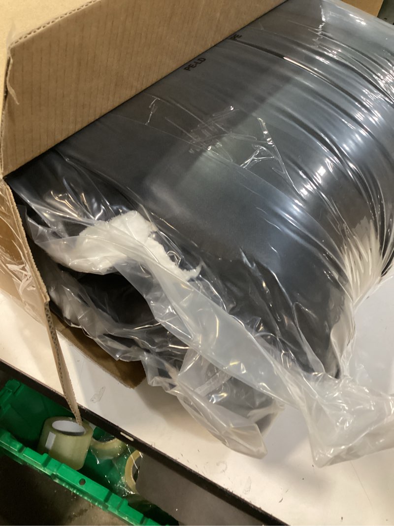 Condition photo showing New/Like New for Amazon Basics 3 Piece Bedding Set, Micromink Sherpa, Ultra-Soft, Warm All Season Comforter, Full/Queen, Black, Solid Black Full/Queen