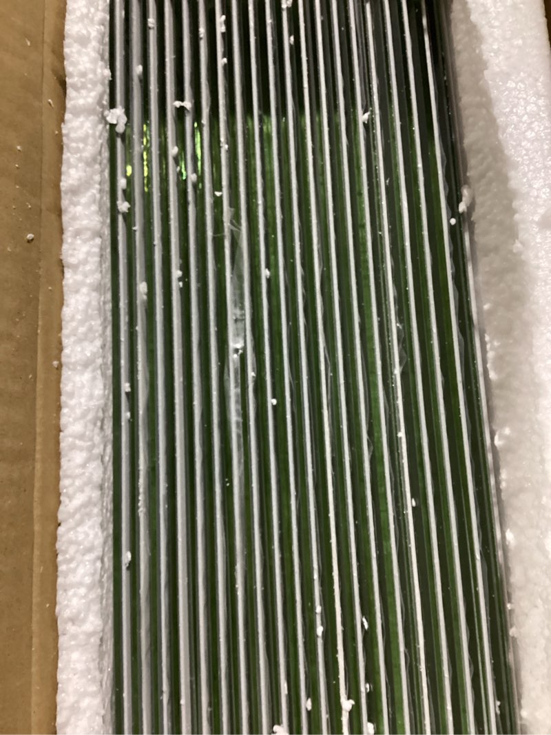 Condition photo showing Good Condition for lovdeco peel and stick beveled silver mirror tile subway mirror glass backsplash 3x12 inch for kitchen bathroom wall (20 pcs, 5 sq.ft.) 3x12 inch silver