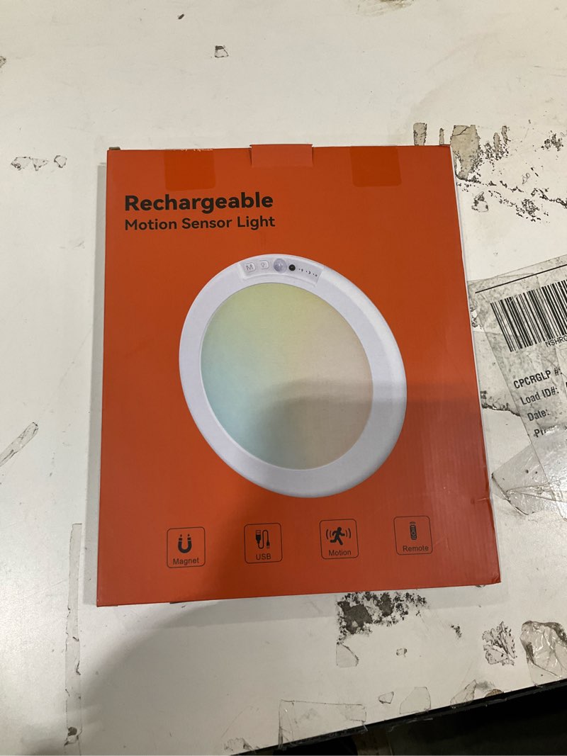 gotopceed rechargeable motion sensor ceiling light with remote - magnetic wireless ceiling light bat