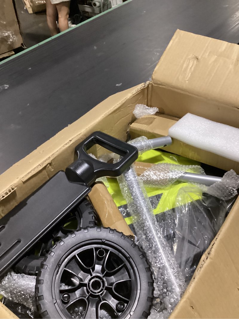 Condition photo showing Good Condition for saker electric wood chipper shredder 15-amp corded 1.8inch cutting with collection bag double-sided blade for cutting branches, clippings, yard debris sk-tc110a