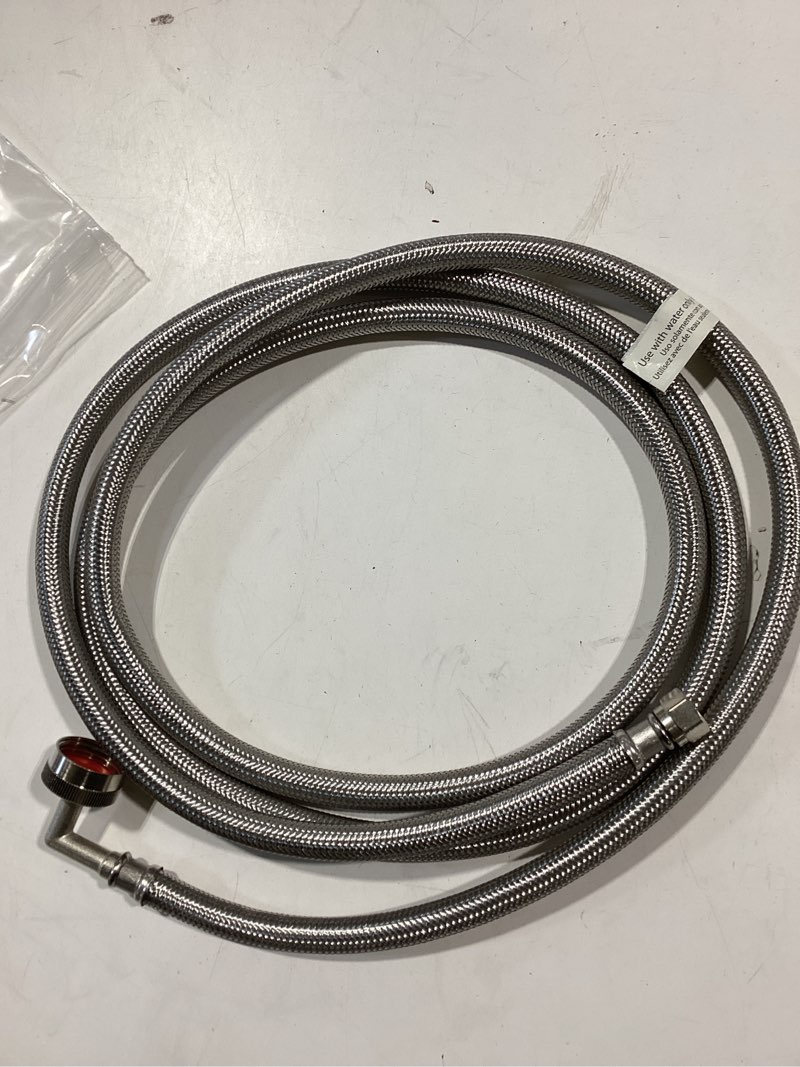 Condition photo showing Good Condition for certified appliance accessories 8-ft 3/4 -in fgh inlet x 3/4 -in fgh outlet braided stainless steel