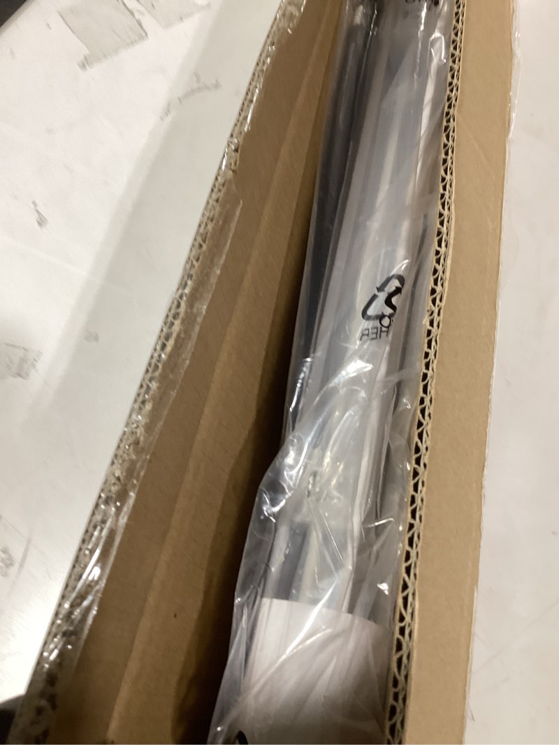 Condition photo showing New/Like New for no tools no drill cordless mini blinds 28" wx 64" h, 1" l-shaped blades, horizontal vinyl blinds for indoor windows, white 28x64in