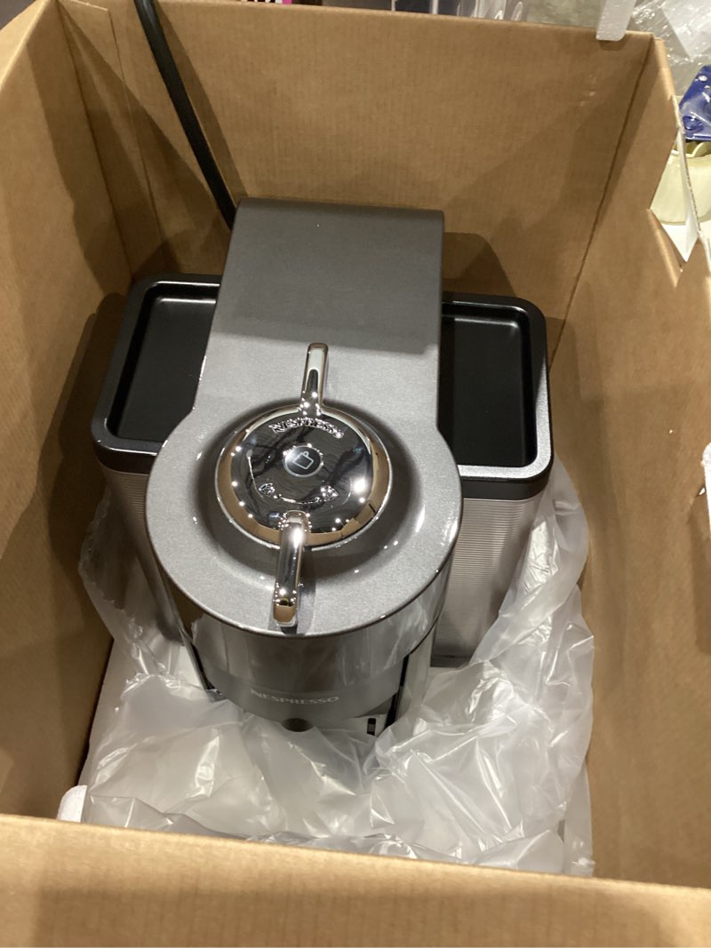 Condition photo showing Good Condition for nespresso vertuo coffee and espresso maker by de'longhi - graphite metal