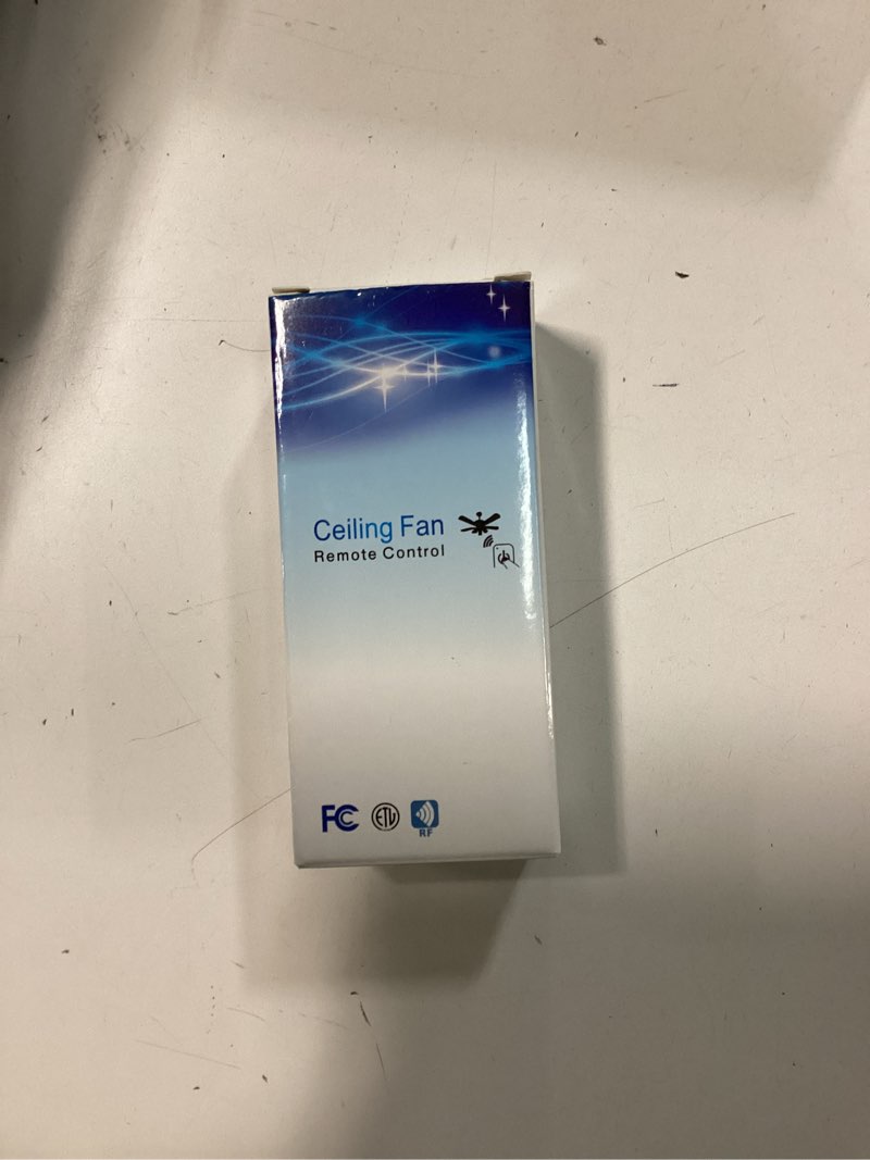 Condition photo showing New/Like New for 3 Speeds Ceiling Fan Remote Control for Hampton Bay, Works with Home Decorators Collection Hampton Bay, Replcement for TX028C-S, TX028C-L, Light Dimmer, 5 DIP Switches & Learn (Remote ONLY) TX028C Remote
