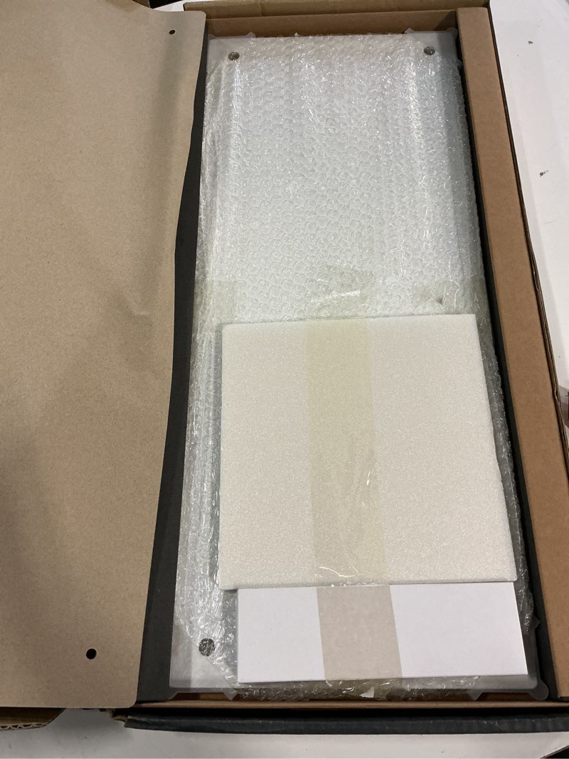 Condition photo showing New/Like New for Glass Golden Weekly Dry Erase Calendar White Board for Wall, to Do List & 7 Days Planner Whiteboard for Home Office, 23x9.5, 4 Wet Erase Markers Included, Yeoux White 23"W x 9.5"H