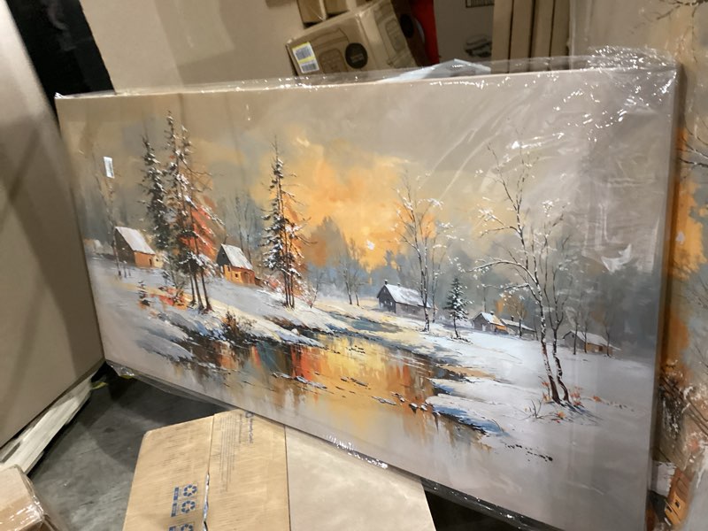 Canvas Wall Art Decor Canvas Modern Art Wall Decor Black and Gold Wall Art Decor Tree of Life Wall Art Pictures for Living Room Tree Wall Art Prints Art Work for Home Office Wall Decor 20" X 40" J-G Wrapped Canvas 40"L x 20"W