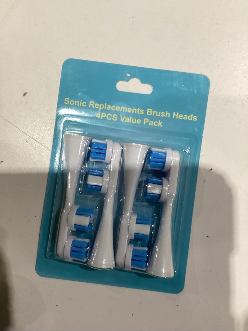 Condition photo showing New/Like New for 8 pack compatible with spinbrush pro clean toothbrush replacement brush heads,for spinbrush pro clean toothbrush, medium bristles (soft bristles, medium) soft bristles 1 count (pack of 8)