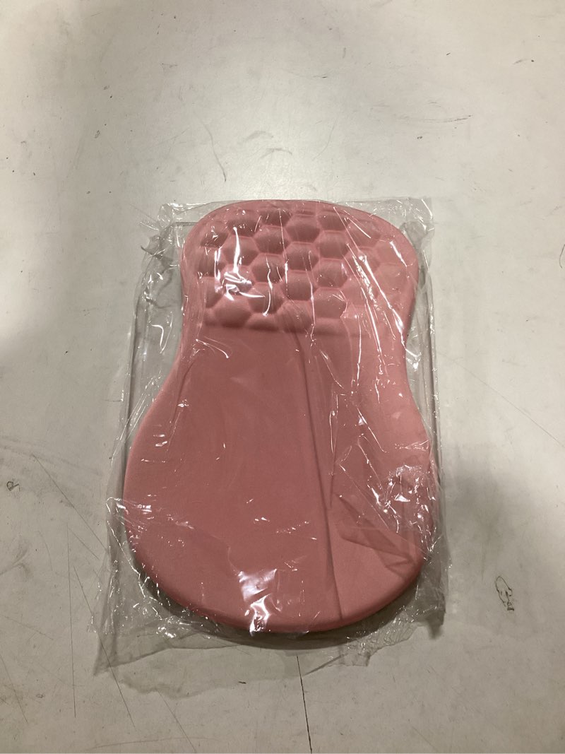 Condition photo showing As Is for Ergonomic Joint Wrist Support Mouse Pad with Memory Foam Cushion Massage Bump, Carpal Tunnel Pain Relief Mousepad Slope Design for Wrist Rest, 11.8x7.9 in, Pink