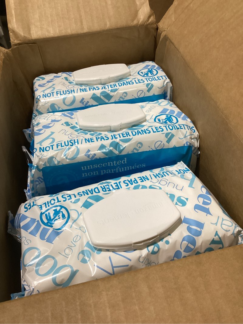 Condition photo showing Good Condition for amazon elements baby wipes, unscented, 810 count, flip-top packs