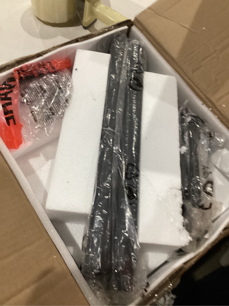 Condition photo showing As Is for Yoobure Coat Rack Freestanding with Natural Marble Base - Coat Tree with 8 Hooks Heavy Duty Coat Hanger Stand, Metal Coat Rack Stand for Jacket, Hat, Clothes & Bag, Hall Tree Hat Rack for Entryway Black