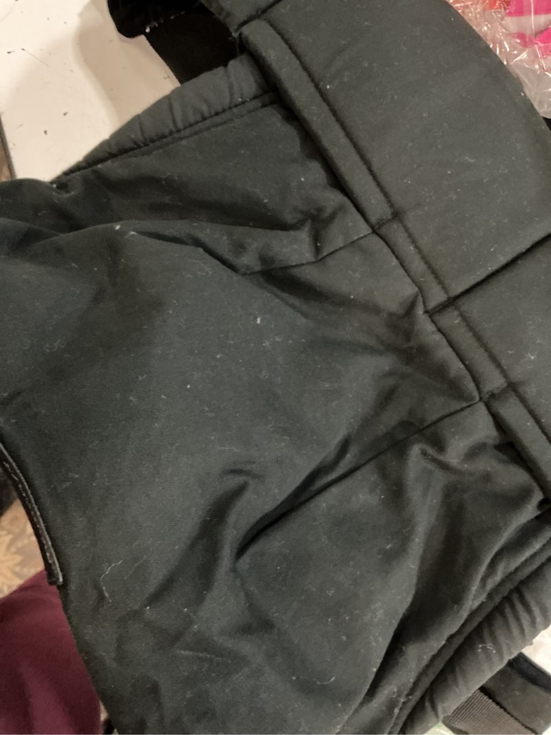 Condition photo showing Good Condition for momcozy purehug baby carrier - ergonomic, cozy and lightweight for 7-45 lbs | easy to put on, ihdi hip-healthy, 3d eva lumbar support, x-straps for even weight distribution, 100% cotton, black cotton-black regular fit (25"-50" waist)