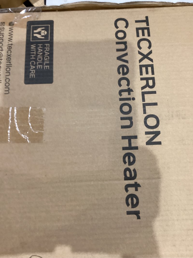 Condition photo showing As Is for TECXERLLON 1500W Convection Panel Space Heater, Adjustable Up to 113? Electric Heaters for Indoor Us
